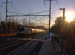 AMTK 659 on train 42 and the late day sun